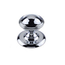 Centre Door Knob 66mm JV59PC Polished Chrome