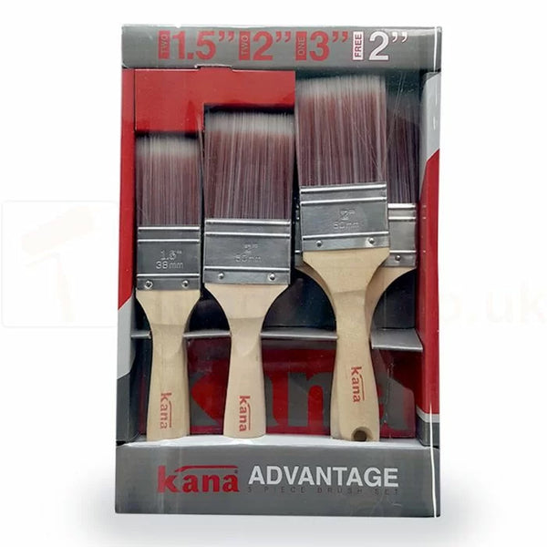 Brush Set of 6: 1.5", 2" ,3"