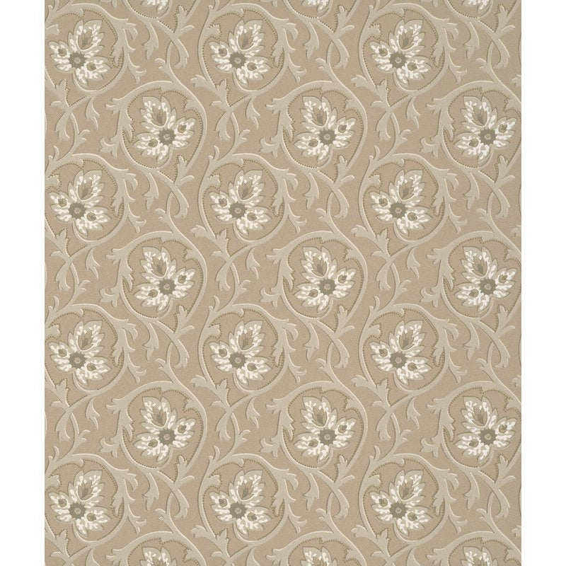Little Greene Hoja wallpaper in Portland Stone
