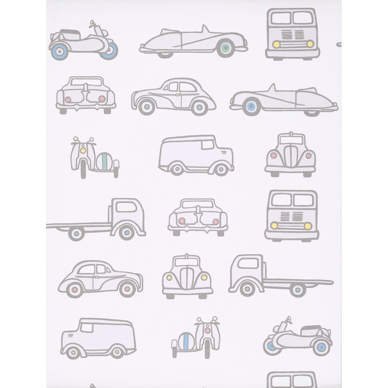 Little Greene Road Trip wallpaper in French Grey