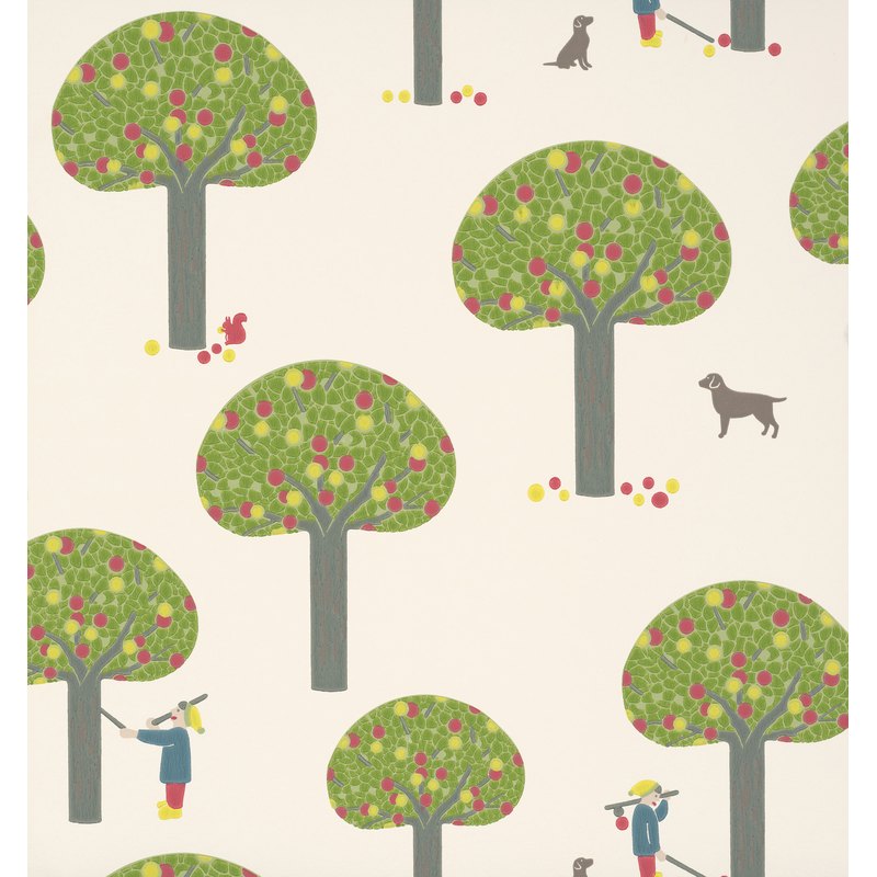 Little Greene Rodney Street wallpaper in Sage & Onions