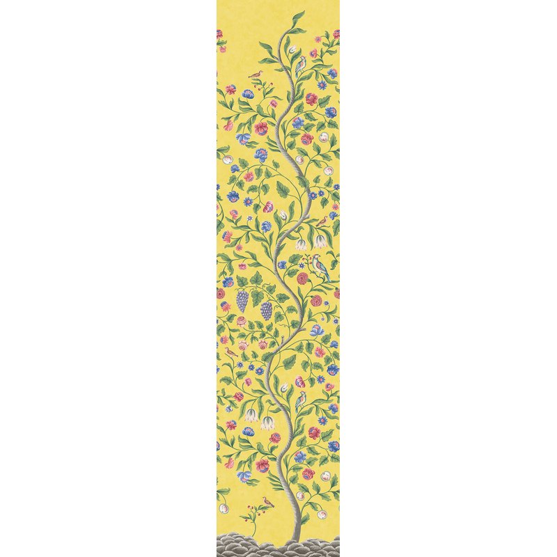 Little Greene Mandalay wallpaper in Pollen