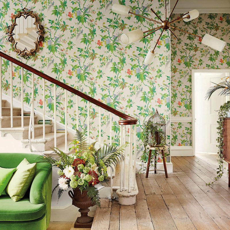 Little Greene China Rose wallpaper — lifestyle image 01