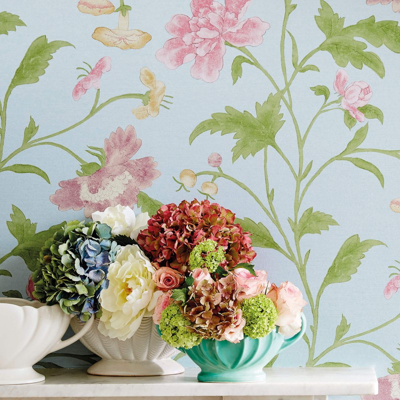 Little Greene China Rose wallpaper — lifestyle image 12