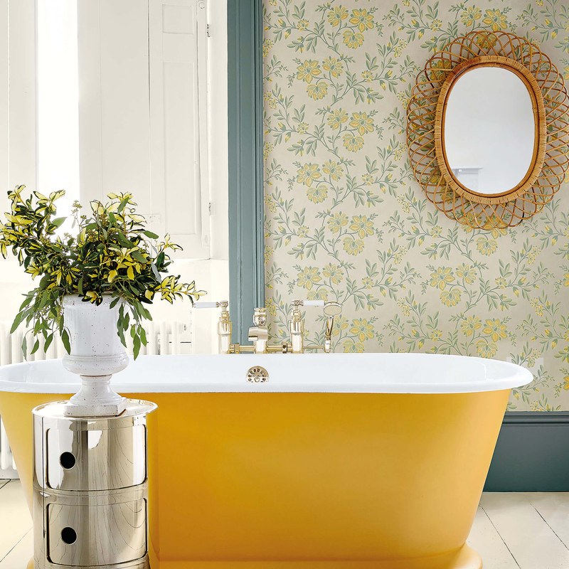 Little Greene Stitch wallpaper — lifestyle image 18