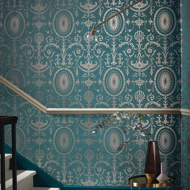 Little Greene Pall Mall wallpaper — lifestyle image 04