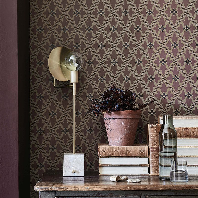 Little Greene Bayham Abbey wallpaper — lifestyle image 15