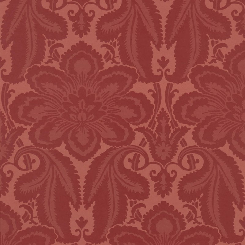 Little Greene Albemarle wallpaper in Flame