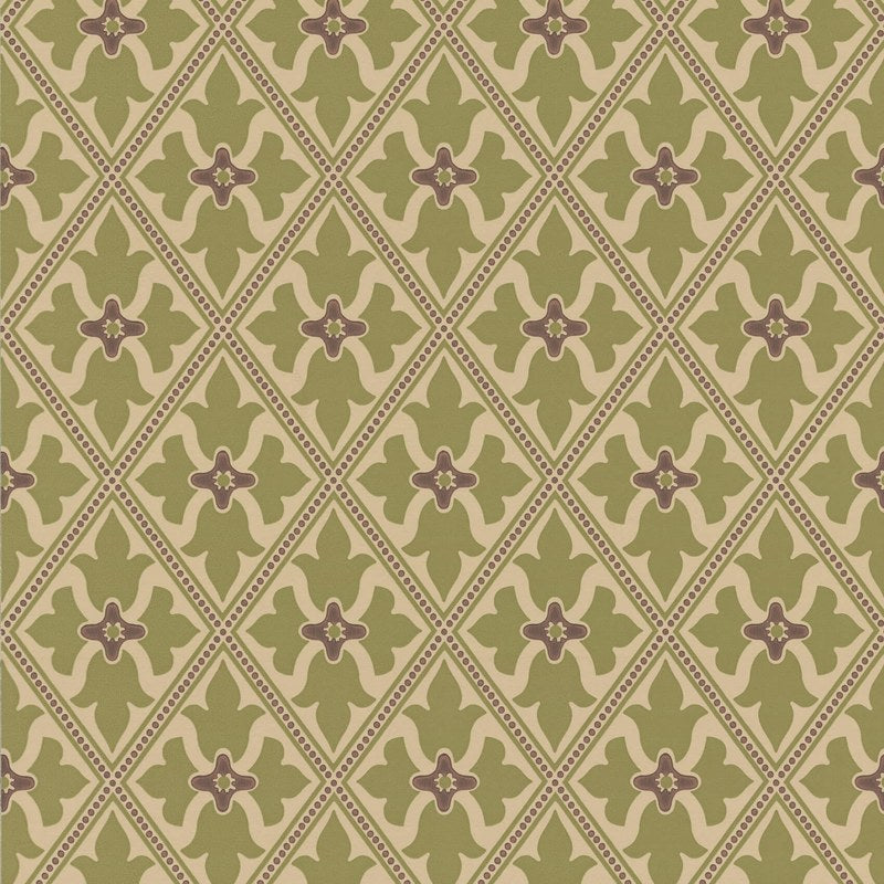 Little Greene Bayham Abbey wallpaper in Citrine