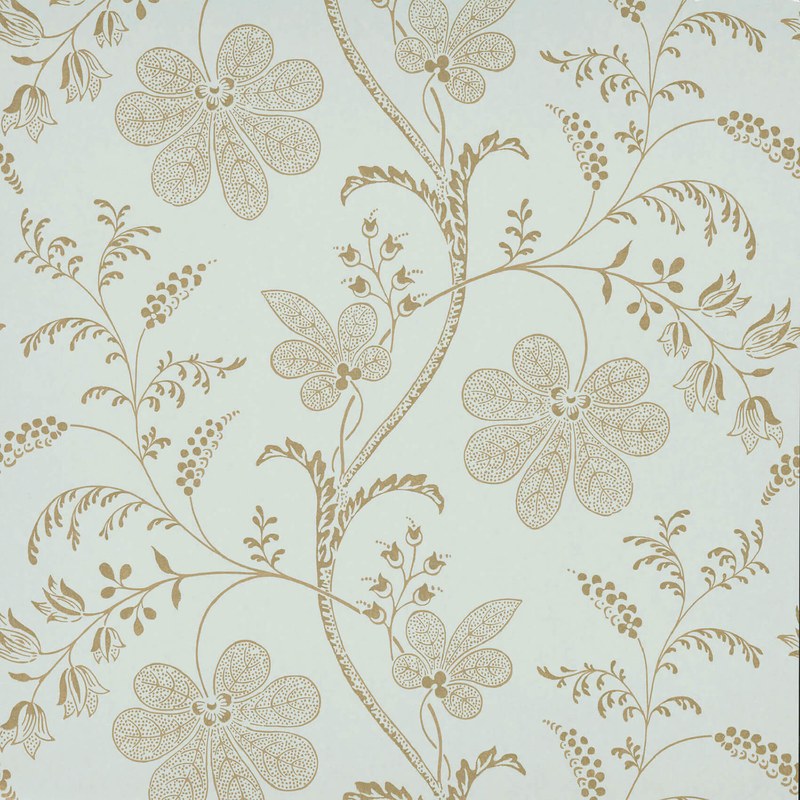 Little Greene Bedford Square wallpaper in Larimar