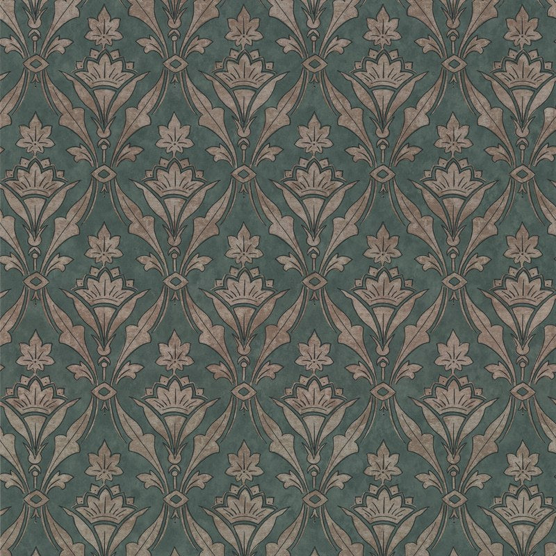 Little Greene Borough High St. wallpaper in Weld