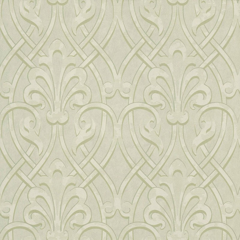 Little Greene Brook Street wallpaper in Laurel