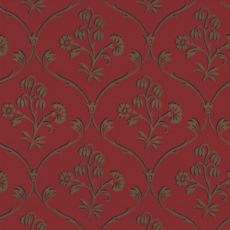Little Greene Cranford wallpaper in Cherry Gold