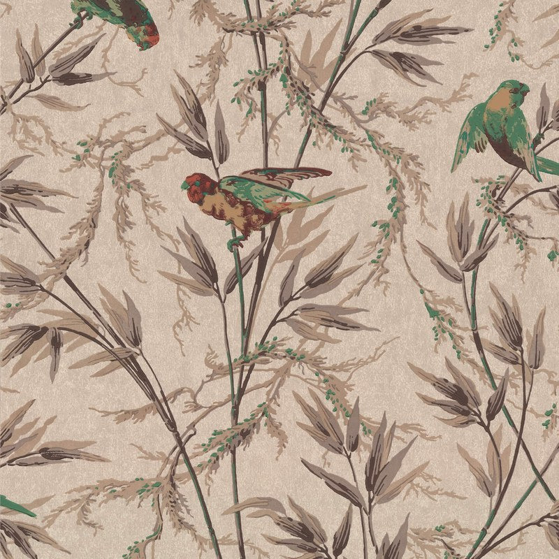 Little Greene Great Ormond St. wallpaper in Cappucino