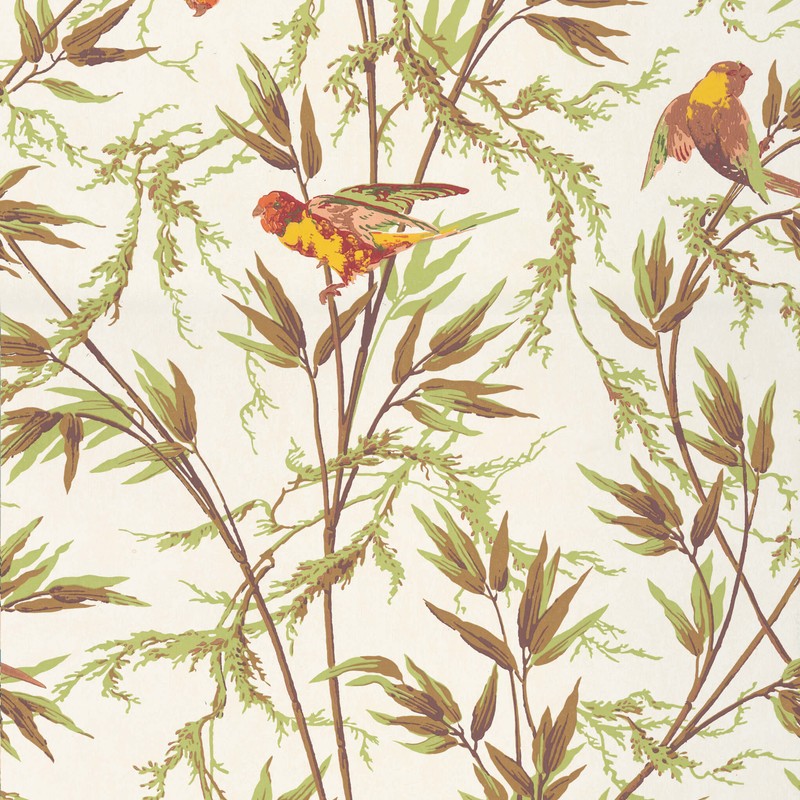 Little Greene Great Ormond St. wallpaper in Galette