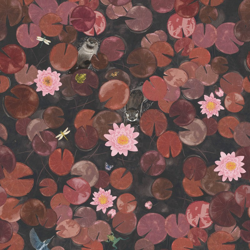 Little Greene Lily Pads wallpaper in Adventurer
