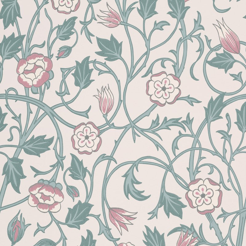 Little Greene May’s Tulip wallpaper in Joanna