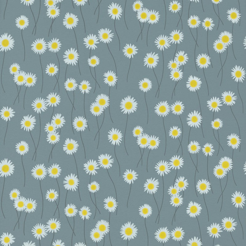 Little Greene Moon Daisies wallpaper in Etruria