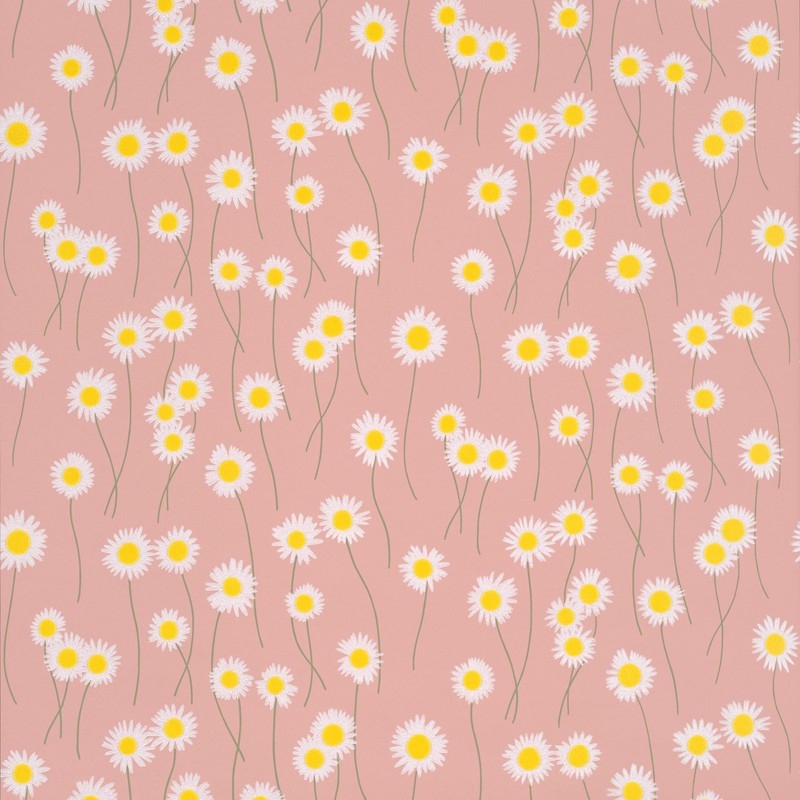 Little Greene Moon Daisies wallpaper in Hellebore