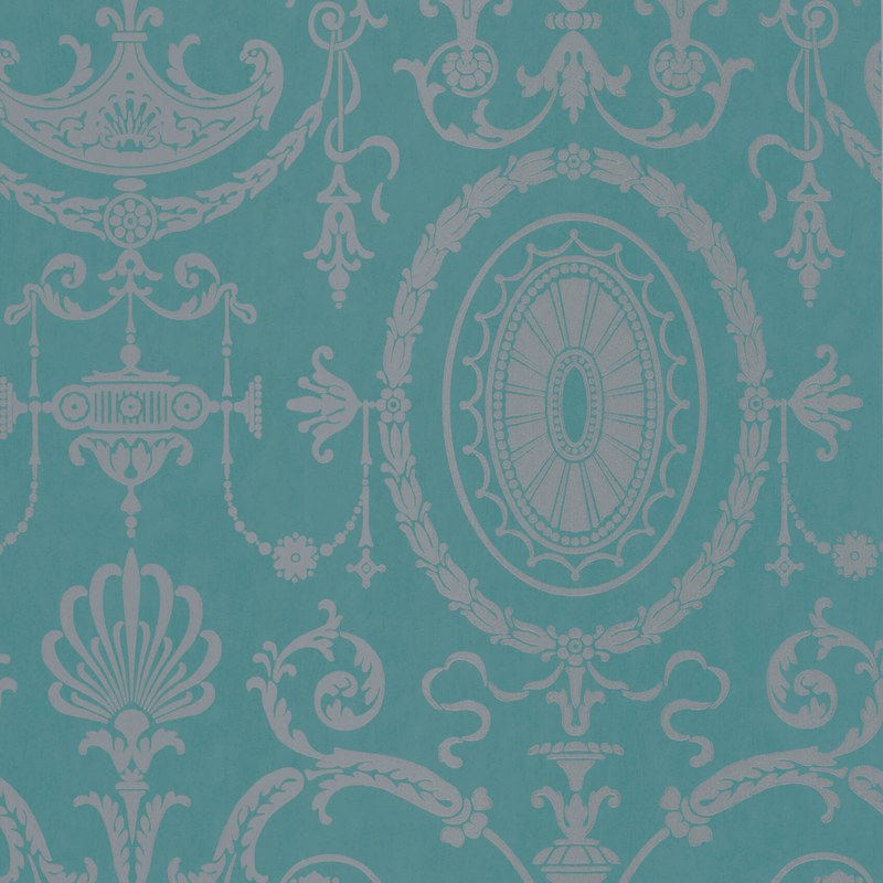 Little Greene Pall Mall wallpaper in Canton Gold