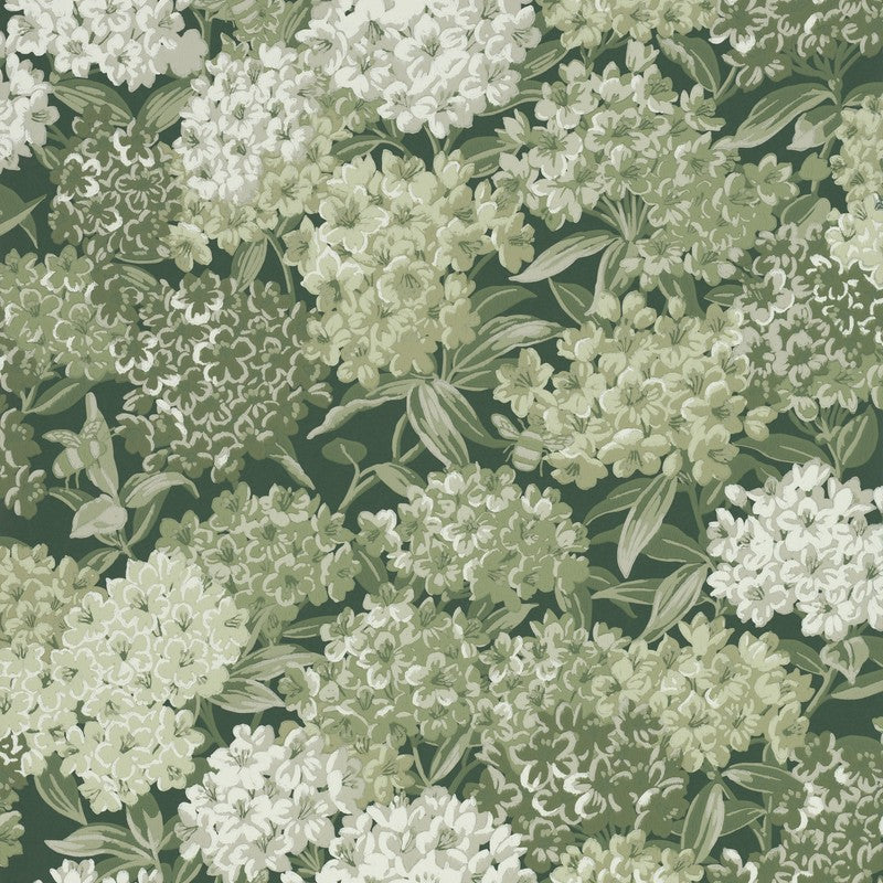 Little Greene Rhododendron Walk wallpaper in Puck