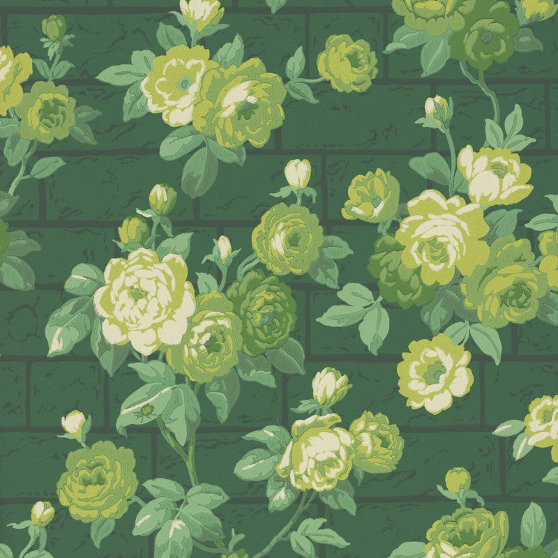 Little Greene Rose Garden wallpaper in Puck