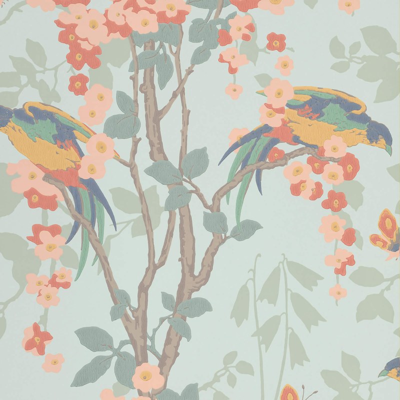 Little Greene Loriini wallpaper in Jolie