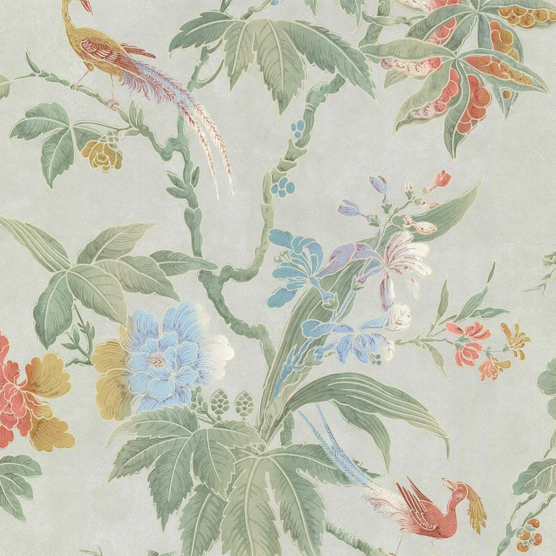 Little Greene Paradise wallpaper in Dusk