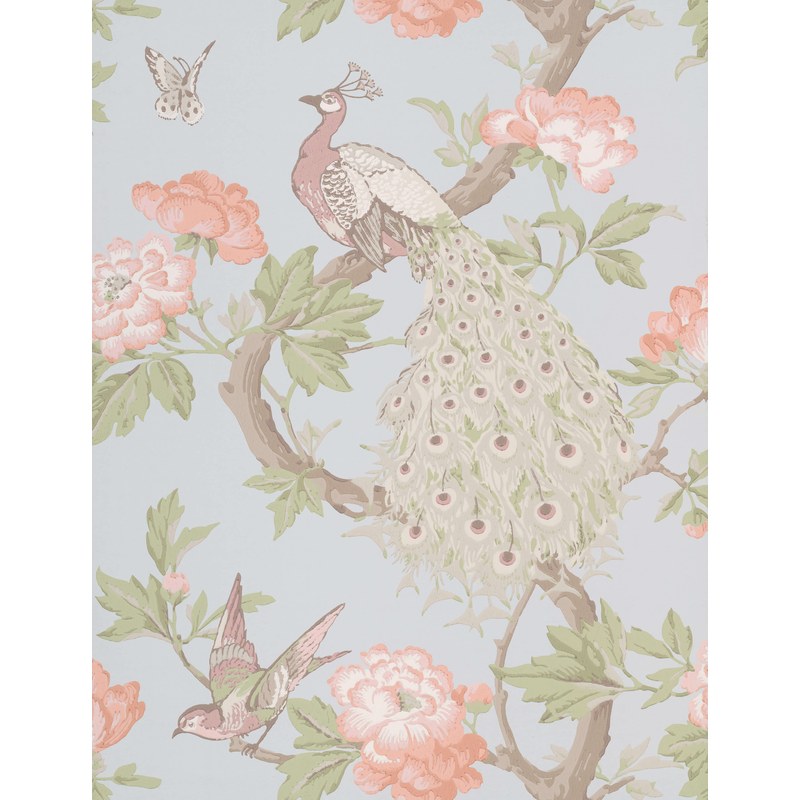 Little Greene Pavona wallpaper in Pearle