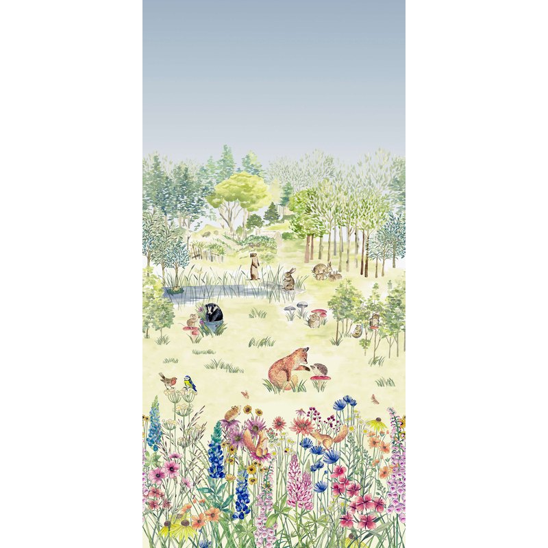 Little Greene Potter's Woodland wallpaper in Spring