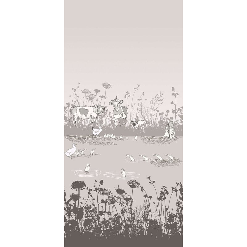 Little Greene Riverside Capers wallpaper in Cluck