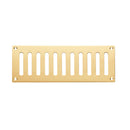 Slotted Ventilator Polished Brass