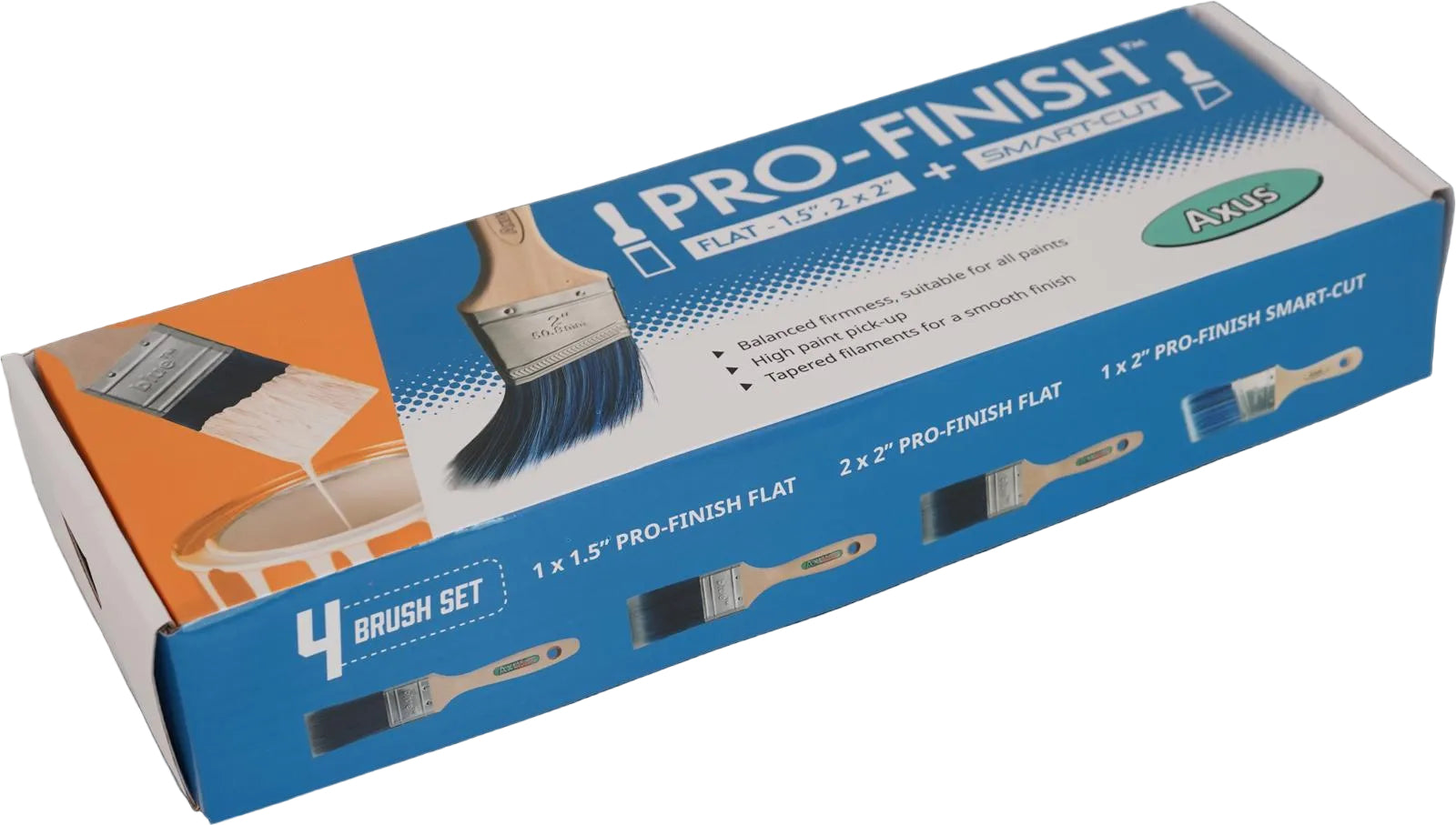 Axus Pro-Finish 4 Brush Set