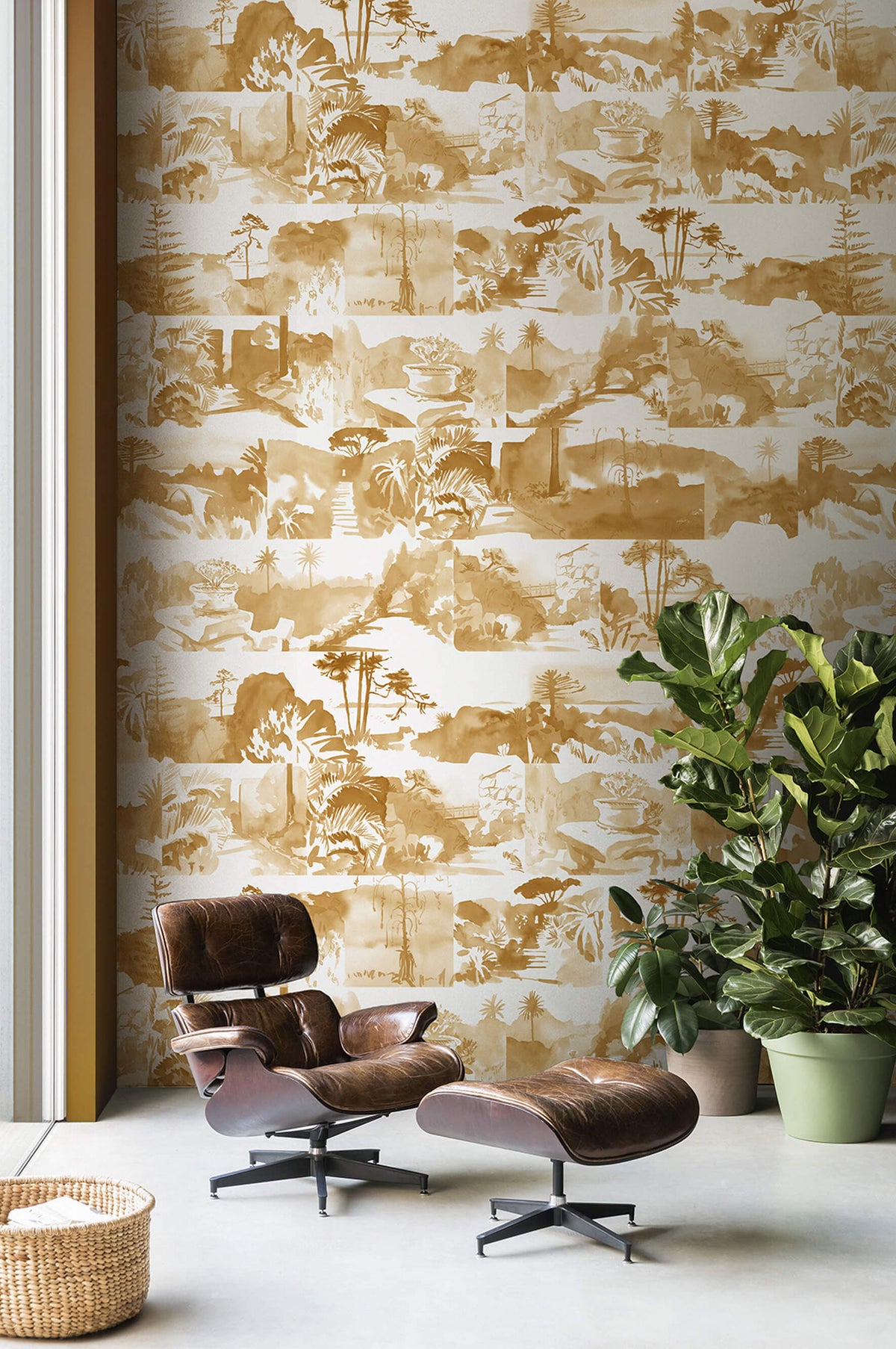 Paint & Paper Library Abbey Gardens Muga wallpaper pattern