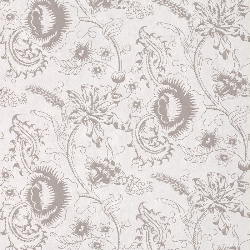 Little Greene Woodblock Mono wallpaper in Dolphin