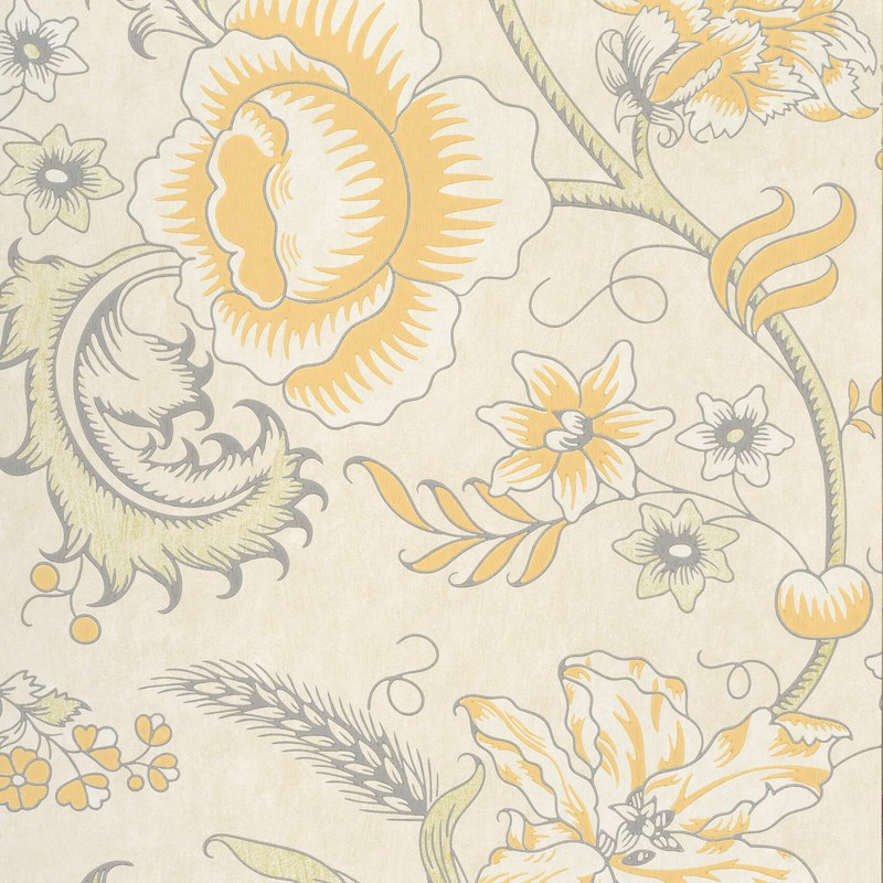 Little Greene Woodblock Trail wallpaper in Claude
