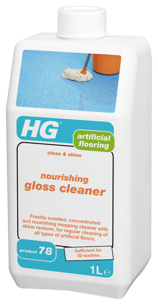 HG artificial flooring nourishing gloss cleaner
