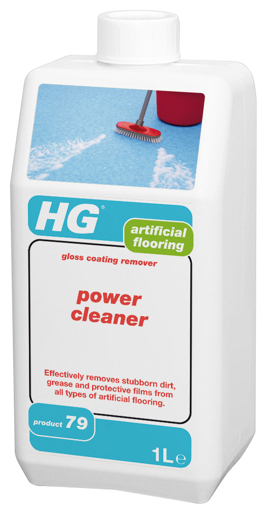 Artificial flooring power cleaner