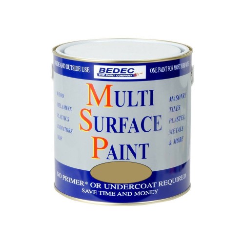 Bedec Multi Surface Paint Gold 250ml