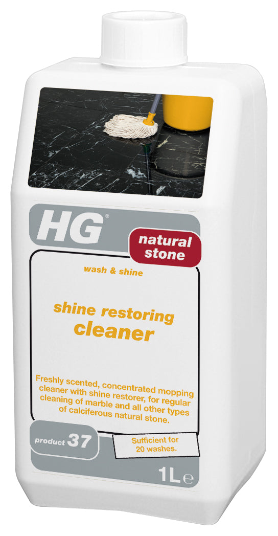hg natural stone shine restoring cleaner (wash & shine) (HG product 37) 1L
