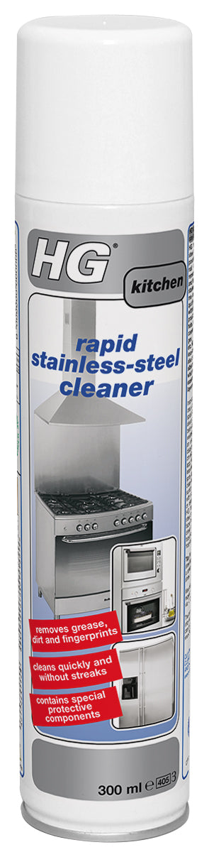 hg rapid stainlees steel cleaner 300ml