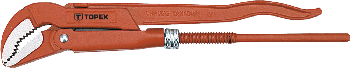 Pipe wrench 45, 1", CrV  Line