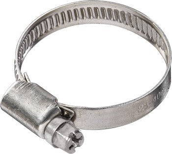 Worm drive hose clamp