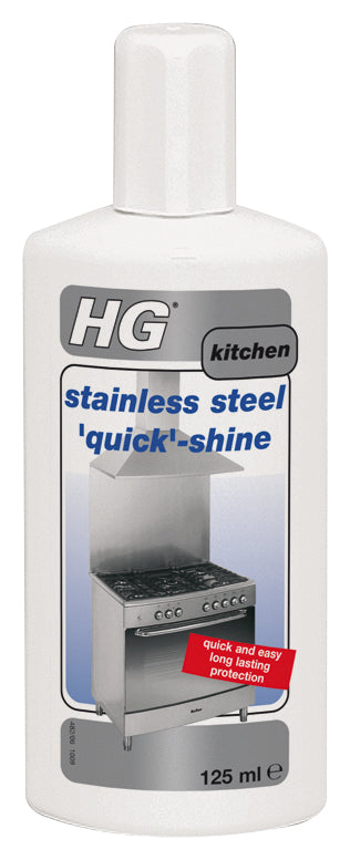 hg stainless steel quick shine 125ml