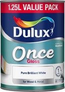 Dulux Once Gloss Pure Brilliant White