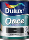 Dulux Once Satinwood Black 750 ml