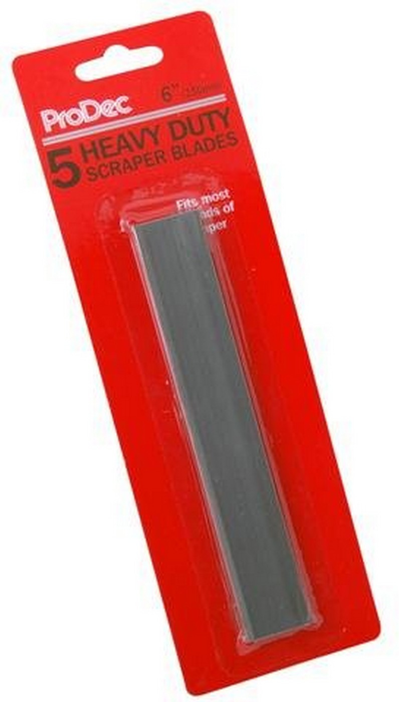 Prodec Heavy Duty scraper blades 6" 5PC