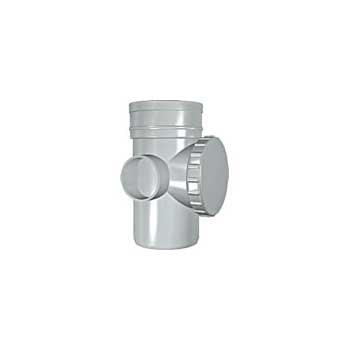 Solvent Soil Access Pipe 100mm Grey