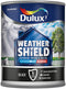 Dulux Weathershield One Coat Gloss Black 750ml
