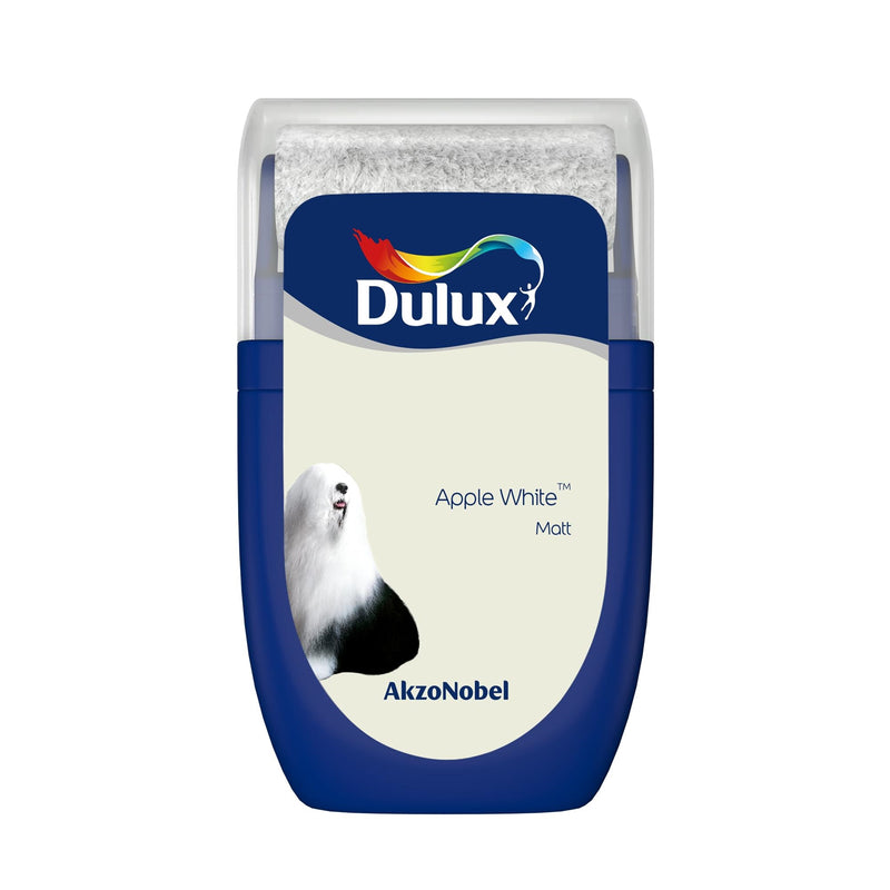 Dulux Roller Tester Apple White 30ml Decor Express Ltd